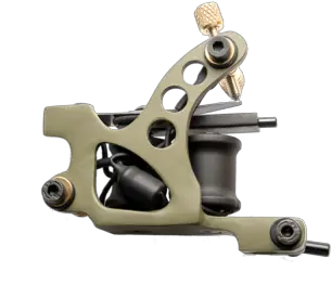 Atp 100 Hand Made Shader Tattoo Machine Black Tattoo Machine Png Tattoo Machine Png