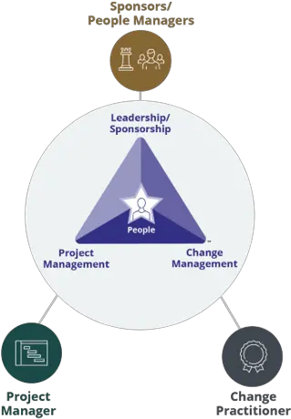 Core Roles In Change Management Change Management Roles Png Critical Role Icon