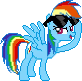 Pixilart Mlp Rainbow Dash By Tifftheneko Cartoon Png Rainbow Dash Png