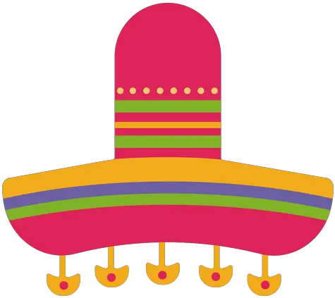 Sombrero Fringe Spot Stripe Flat Transparent Png U0026 Svg Vector Girly Sombrero Icon