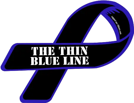 Thin Blue Line Ribbon Png Fud Thin Blue Line Png