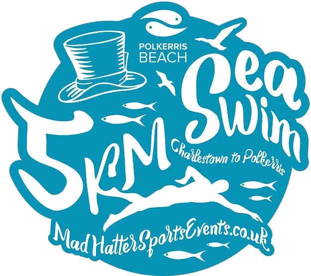 5km Sea Swim Madhattersports Swimming Png Mad Hatter Hat Png