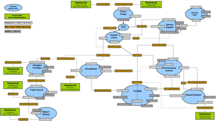 Fallout 3 Metro Map Fallout Wiki Neoseeker Fallout 3 Metro Map Png Fallout 3 Logo