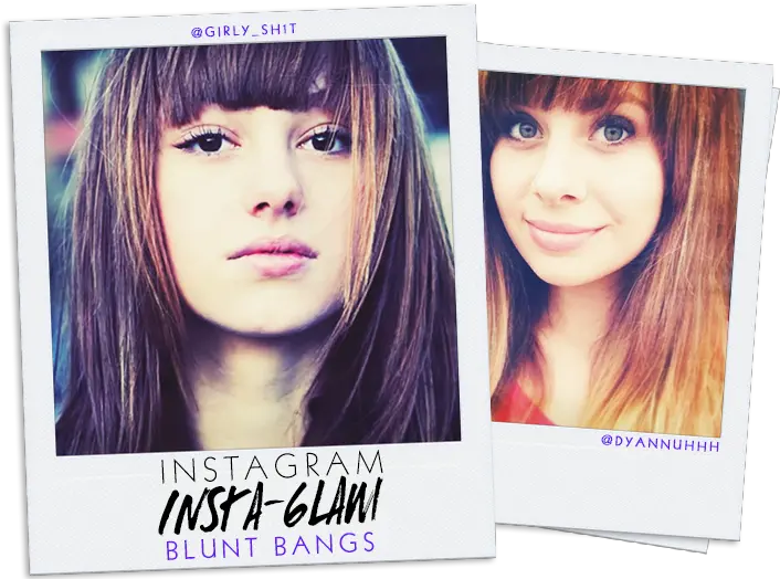 Hairstyles With Bangs Blunt That We Love Stylecaster Li Little Bit Autoerotique Bootleg Png Bangs Png