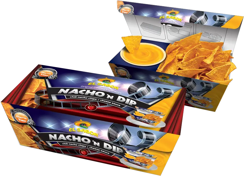 Download Transparent Nacho Png Nacho N Dip Png Download Nachos With Cheese Sauce Cinema Dip Png