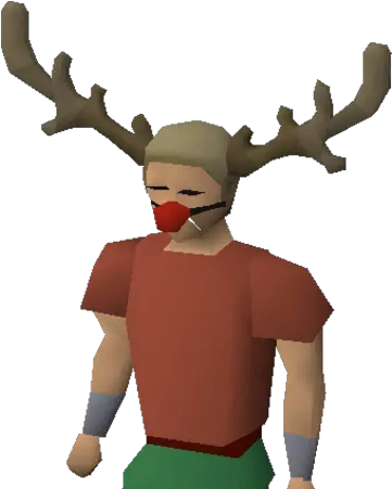 Reindeer Hat Runescape Bobble Scarf Png Christmas Antlers Png