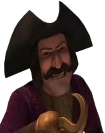 Captain Hook Shrek Captain Hook Png Pirate Hook Png