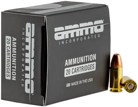 Ammo Inc American Hunter Black Label 9mm 115gr Jacketed Bullet Png Bullet Belt Png