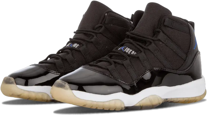 Air Jordan 11 Retro Space Jam Blackvarsity Royal White 378038041 Lace Up Png Space Jam Png