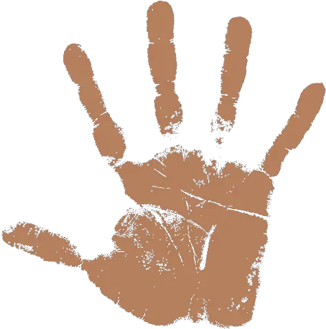 What Is Hand Analysis Hand Print Color Brown Png Handprint Png