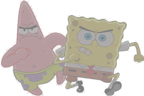 Download Transparent Image Patrick Spongebob And Patrick Art Png Spongebob And Patrick Png