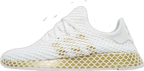 Adidas Deerupt White Gold Womenu0027s The Sole Womens Adidas Deerupt White Gold Png Adidas Gold Logo