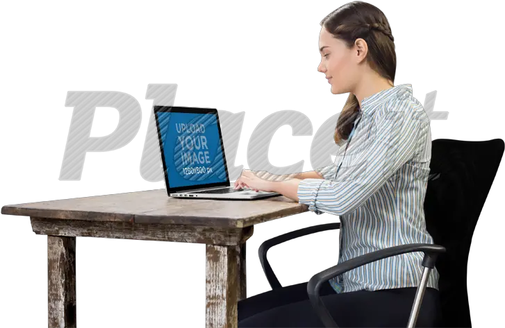 Placeit Png Macbook Mockup Used By Wom 386264 Png Laptop On Desk With Man Png Macbook Mockup Png