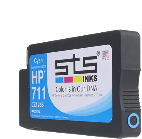 Replacement Cartridge For Hewlett Packard Hp711 Cyan Cz126s Portable Png Logo Hewlett Packard