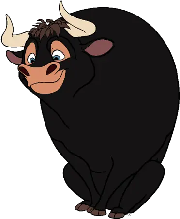Library Of Ferdinand Clipart Black And White Png Ferdinand Clipart Bull Transparent Background