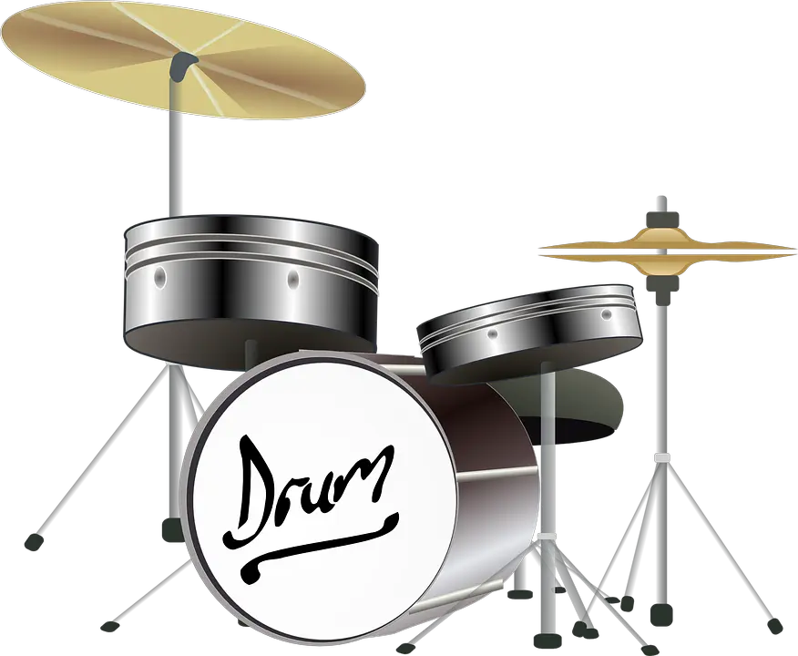 Drum Kit Png 900px Large Size Drum Kit Clipart Drum Set Transparent Background