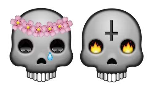 Skull Emoji Transparent Png