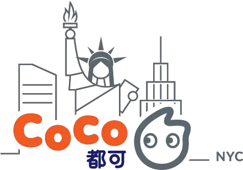 Coco Fresh Tea Juice New York Png Logo