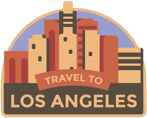 Transparent Png Svg Vector File Transparent Travel Sticker Png Los Angeles Png