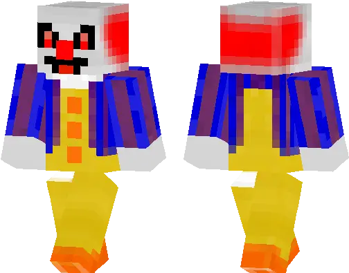 Scary Clown Minecraft Pe Skins Minecraft Download Skins Funny Png Scary Clown Png