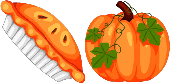 Thanksgiving Day Pumpkin Pie And Cursor U2013 Custom Gourd Png Pumpkin Pie Transparent