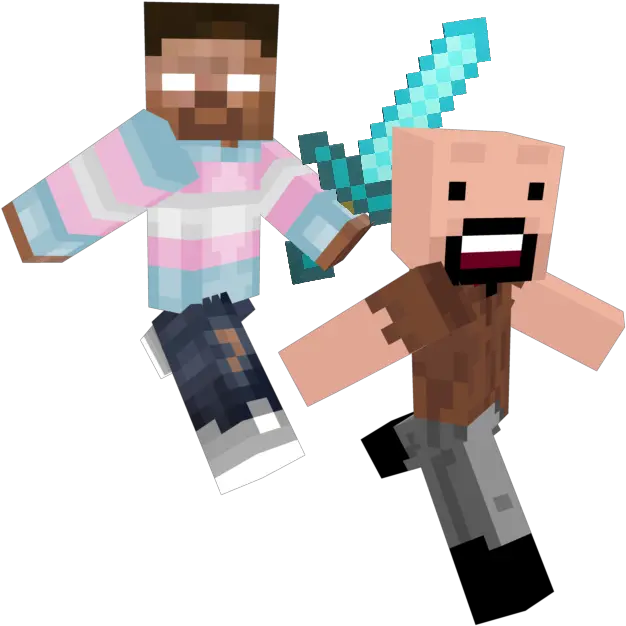 Trans Icon Herobrine Better Pants Herobrine With Better Pants Png Herobrine Png