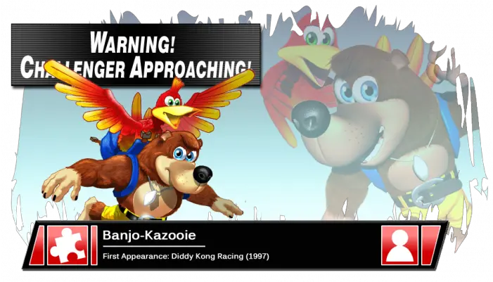 Banjo And Kazooie In Super Smash Bros Banjo And Kazooie Smash Bros Melee Png Banjo Kazooie Png