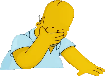 Source Counterstrike Headgear Simpson Homer Simpson Facepalm Png Face Palm Png