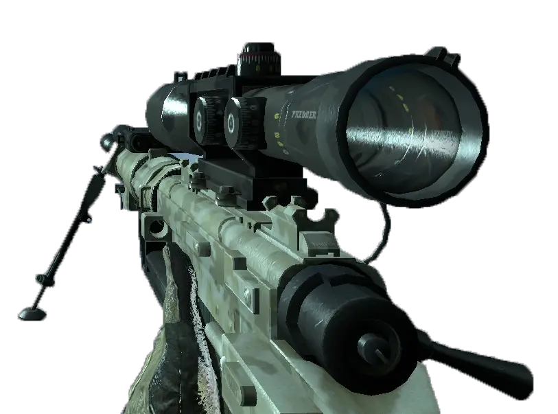 Intervention Sniper Rifle Mw2 Hd Png Mw2 Intervention Transparent Call Of Duty Hitmarker Png