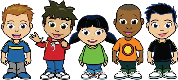 Download Kids Png Pic Niños De Diferentes Razas Cartoon Kids Png