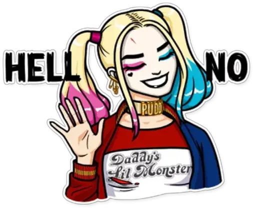 Harley Quinn Whatsapp Stickers Harley Quinn Stickers Png Harley Quinn Transparent