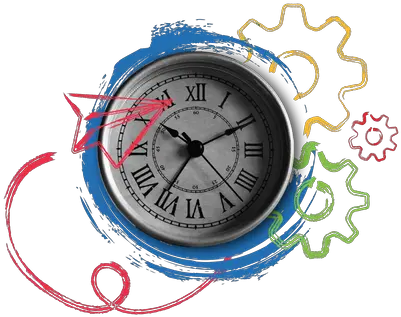 Free Time Management Concept With Old Clock Image Quartz Clock Png Vintage Clock Png