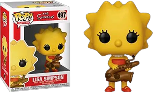 The Simpsons Lisa Simpson Pop Vinyl Figure Lisa Simpson Funko Pop Png Simpsons Transparent