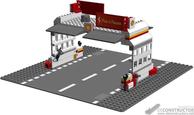 Shell Gas Station Extended Free Download U2013 Deconstructoru0027snet Building Sets Png Shell Gas Station Logo