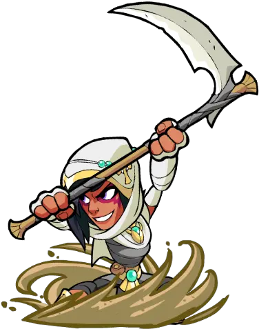 Were Aiming To Launch Scythe This Week Mirage Brawlhalla Scythe Png Brawlhalla Png