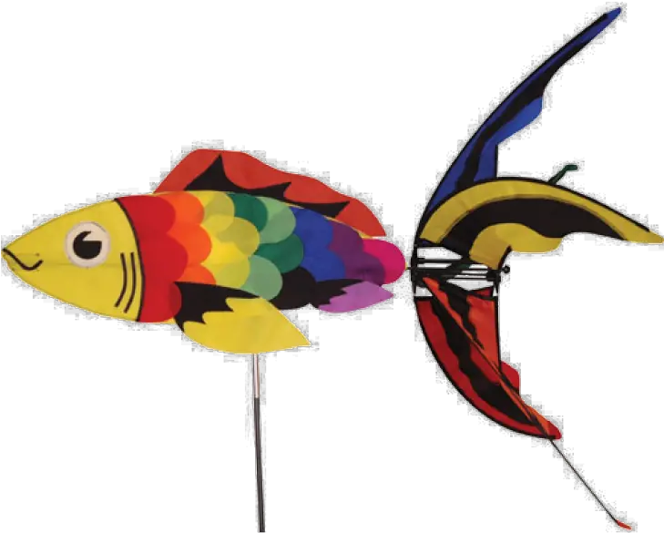 Koi Fish Png Image Of Rainbow Koi Spinner Fish Wind Fish Wind Spinners Koi Fish Png