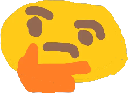 Discord Emoji Png Art Thonk Discord Emot Transparent Thinking Emoji Png