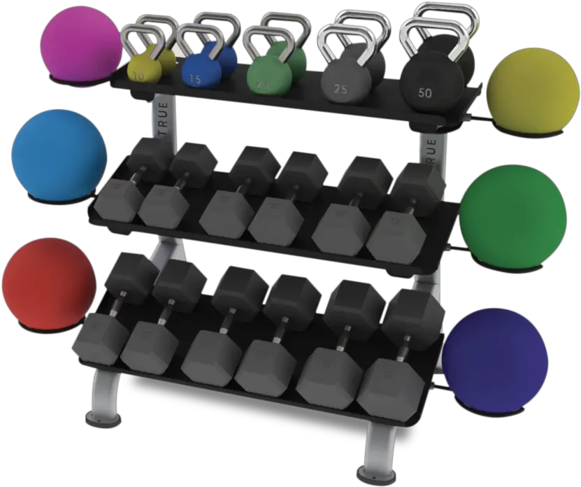 True Fitness Line 3 Tier Flat Tray Dumbbell Rack Fs 24 Rack Png Dumbell Png