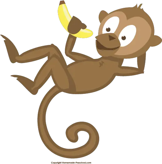 Primate Monkey Animal Tail Clip Art Cartoon Monkeys Not Copyright Png Cute Monkey Png