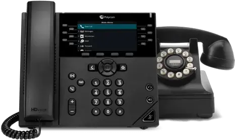 What Is A Voip Phone And How It Works Faqs Samples Polycom Vvx 450 Handsets Png Ip Phone Icon