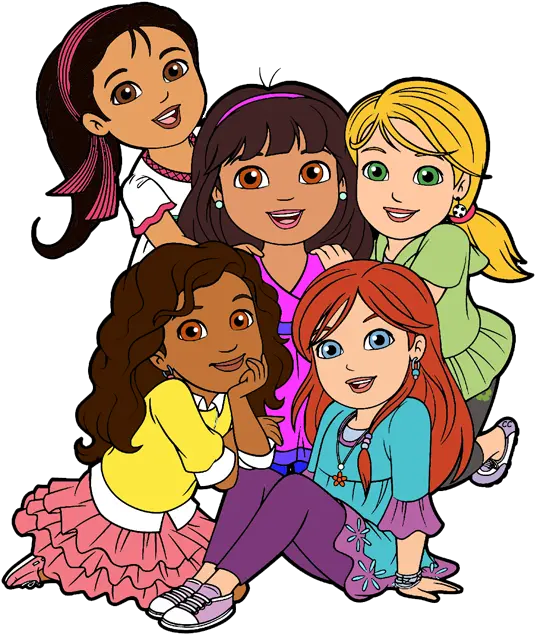 Friends Clip Library Png Files Friendship Images Hd For Girls Dora Png