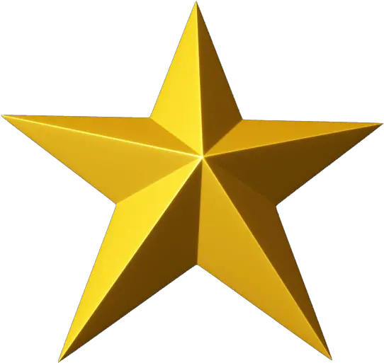 Hollywood Clipart Golden Star Picture 3d Star Logo Png Hollywood Star Png