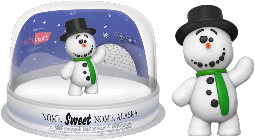 Knick Knack Snowman In Snow Globe Vinyl Figure Funko Knick Knack Snowman Png Snow Globe Png