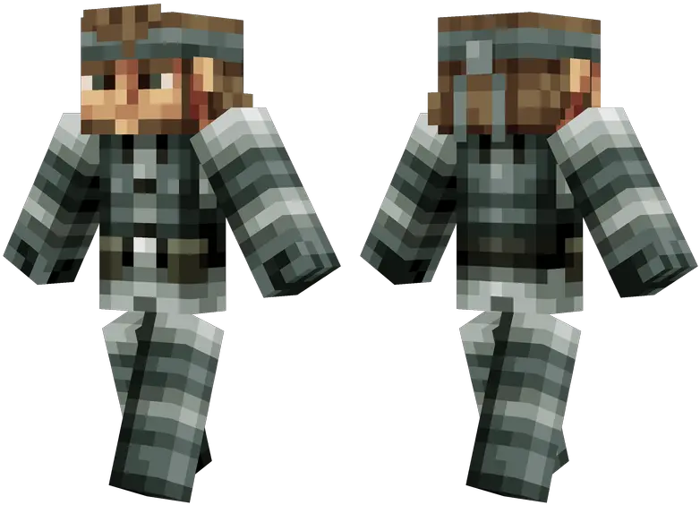 Solid Snake Minecraft Skins Skin Solid Snake Minecraft Png Solid Snake Transparent