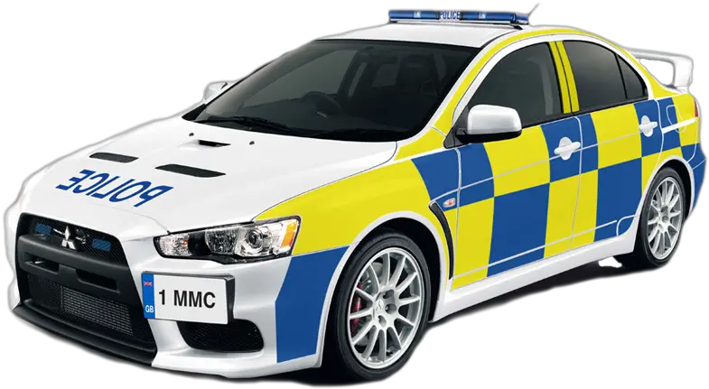 British Cop Car Police Car Uk Mitsubishi Evo Png Cop Car Png
