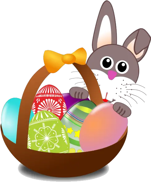 Easter Basket Bunny Png Transparent Bunny Egg Hunt Easter Easter Basket Transparent