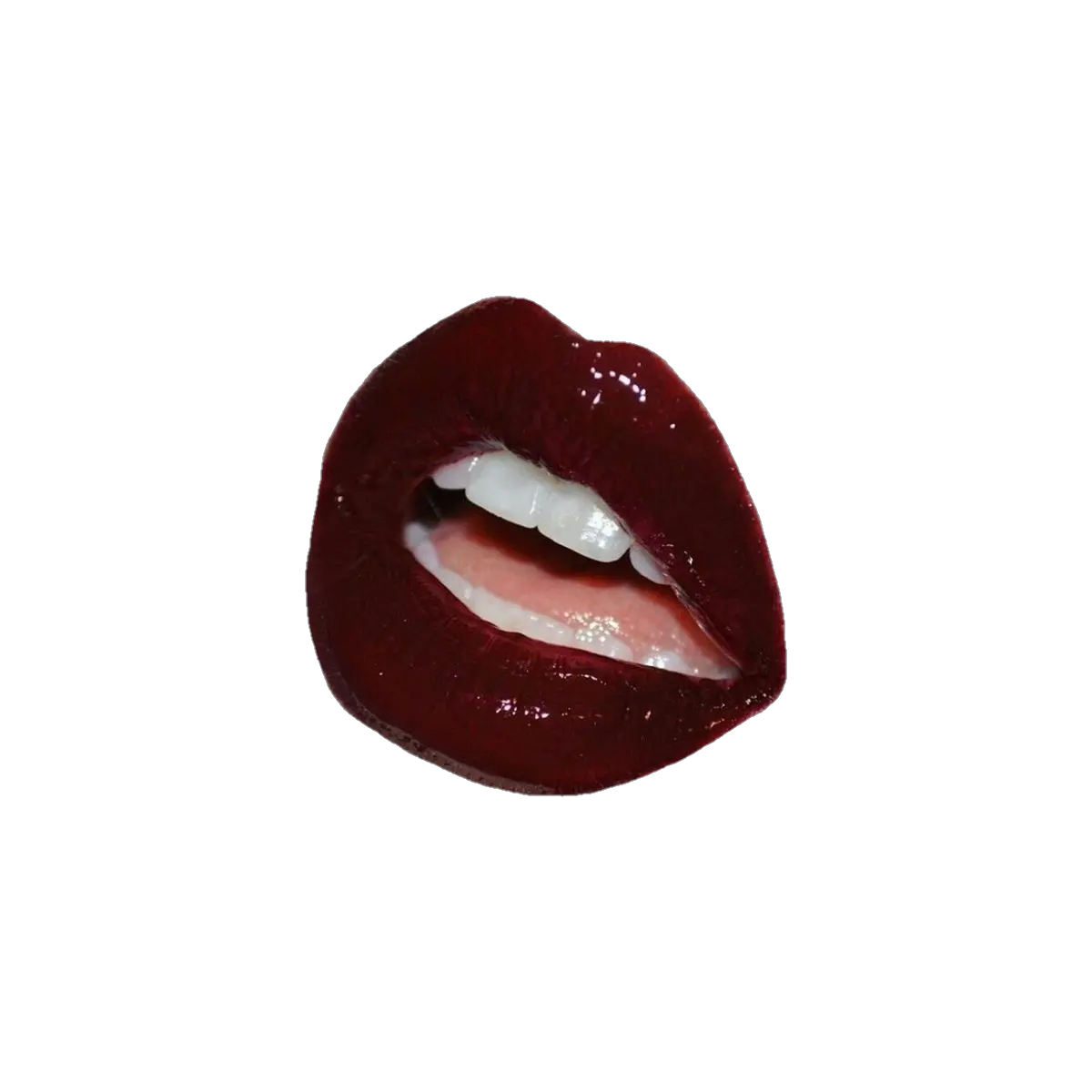 Lips Png Polyvore Filler Redasthetic Dark Red Lips Transparent Background Lips Png