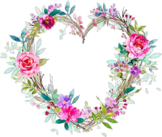 Library Of Boho Cow Head With Flower Crown Transparent Flower Border Png Heart Boho Png