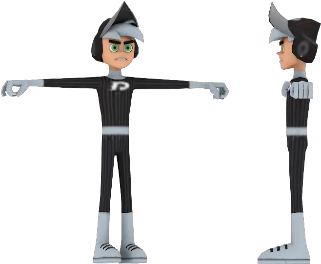 Wii Nicktoons Mlb Danny Phantom The Models Resource Danny Phantom 3d Model Png Danny Phantom Png