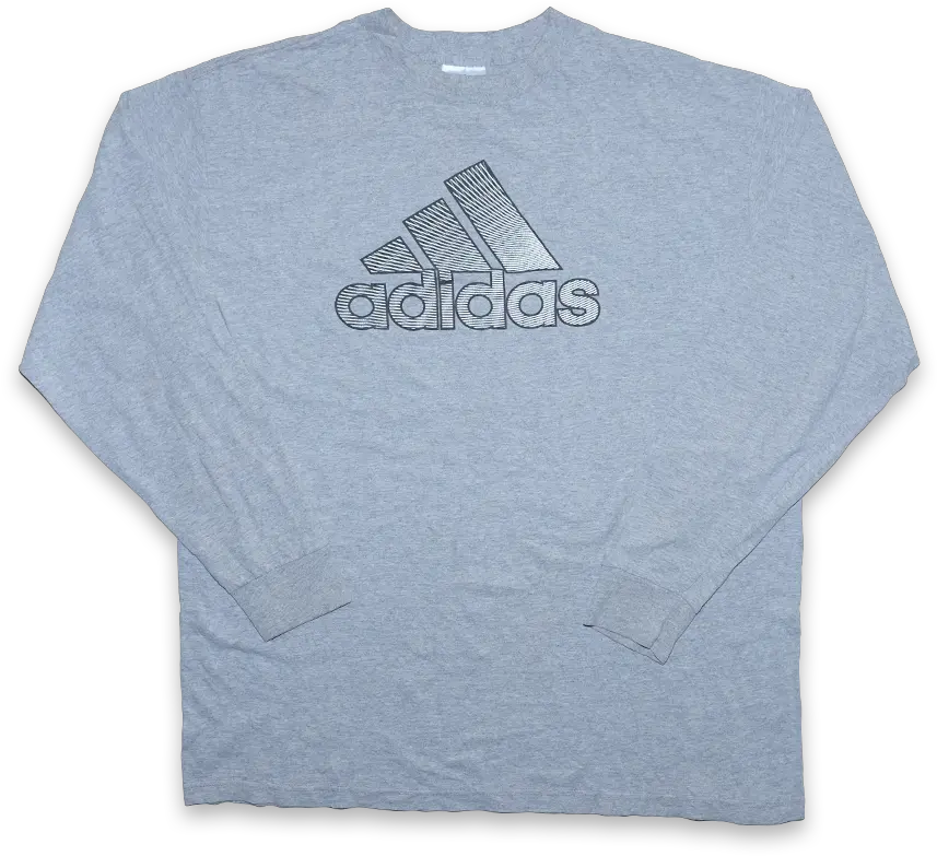 Vintage Adidas Logo Longsleeve Xlarge Png Old